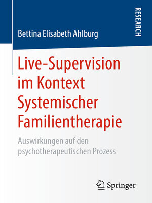 cover image of Live-Supervision im Kontext Systemischer Familientherapie
